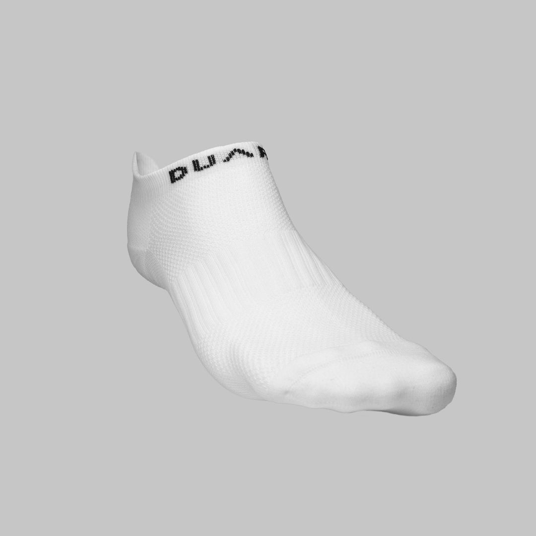 White Trainer Sock